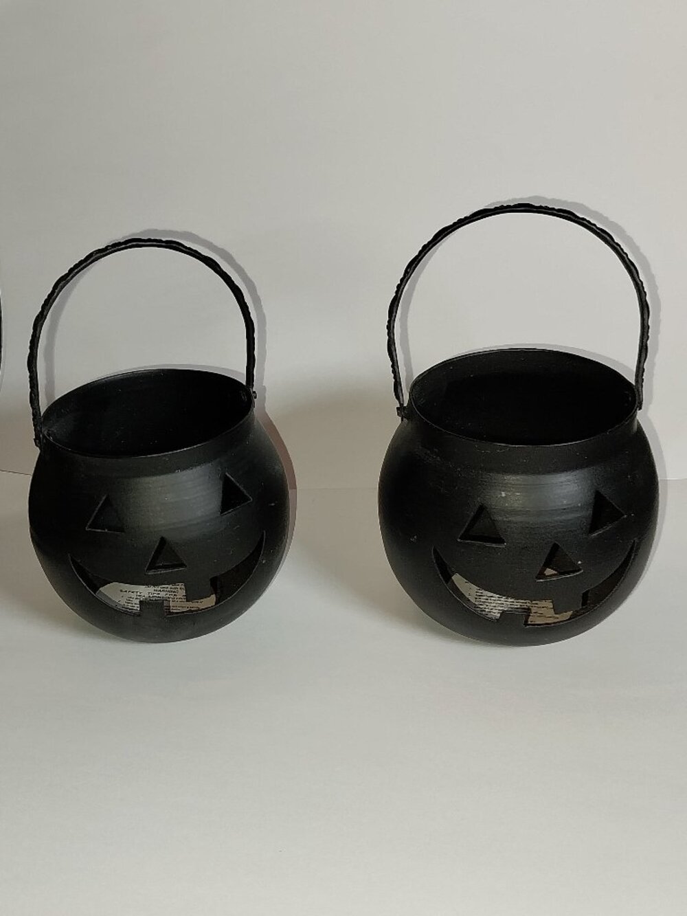 Hosley Vintage Halloween Votive Candle Holder Set of 2